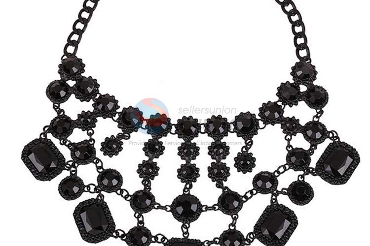 Fashion Rhinestone Crystal Necklace Jewelry Accessories Women