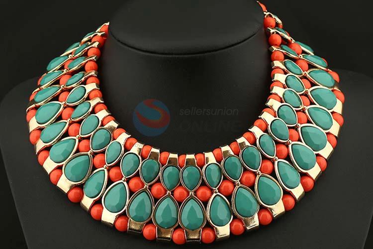 Fashion Rhinestone Necklace Jewelry Accessories Women