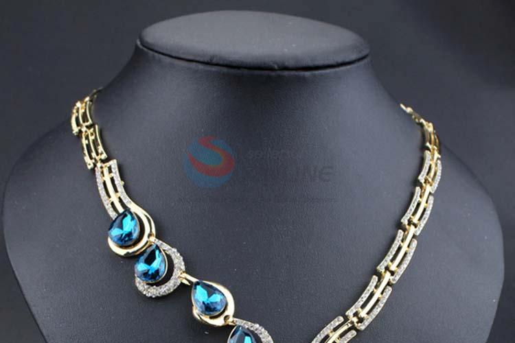 Fashion Rhinestone Necklace Jewelry Accessories Women