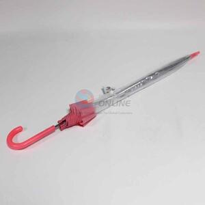 Red Handle Clear View Umbrella