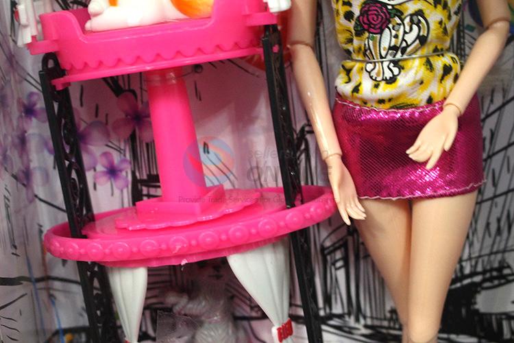 Factory promotional fashion doll toy doll playset