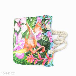 Latest design printed handbag shopping bag