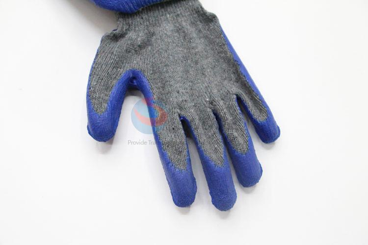 Labor Protection Safety Working Equipment Nylon Blue Color Gloves