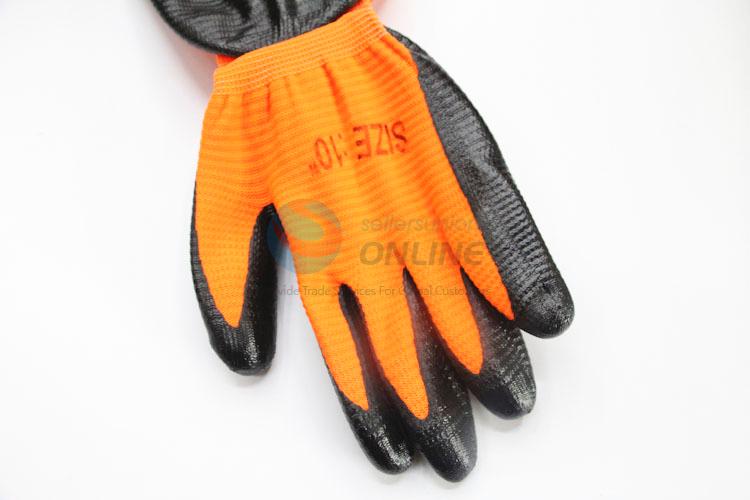 Bottom Prices Black Color Welding Nylon Work Gloves Labor Glove