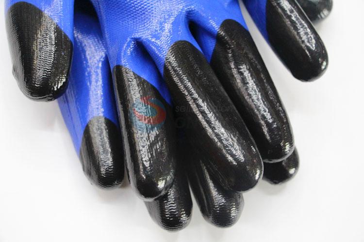 Nylon Black and Blue Color Insulation Endure High Temperature Welders Welding Glove