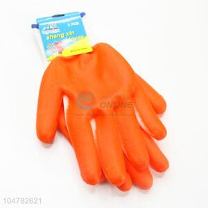 Red Color Nylon Labor Protection Safety Gloves Working Gloves