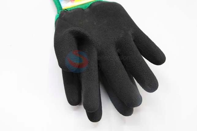 Black Color Nylon Labor Protection Work Gloves Safety Gloves