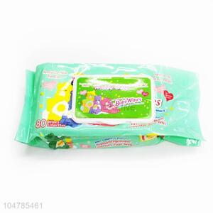 Simple Style 80 Pcs <em>Baby</em> Wipes Wet Tissue with Box
