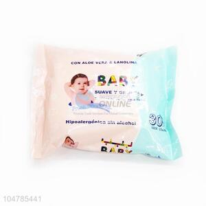 Eco-friendly 30 Pcs New <em>Baby</em> Wipes Cleaning Wet Tissue