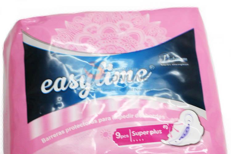 Promotional Low Price 9 Pcs/Set Women Soft Cotton Sanitary Napkin