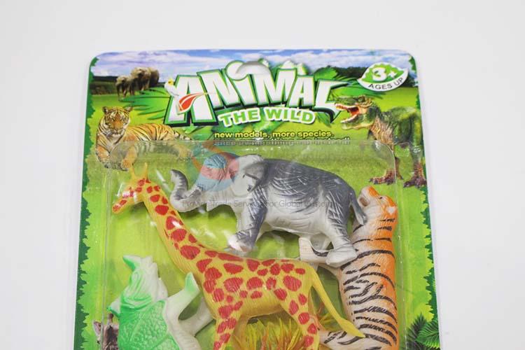 Factory promotional plastic animal model cartoon mini toy