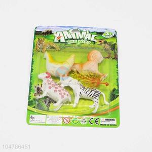 Cheap wholesale plastic animal model cartoon mini toy