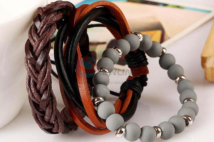 China wholesale vintage handmade adjustable bracelet set