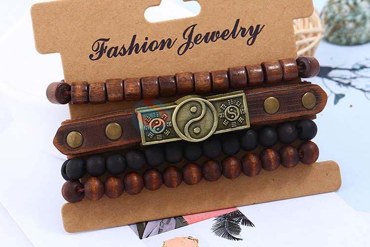 Nice cheap vintage handmade adjustable bracelet set