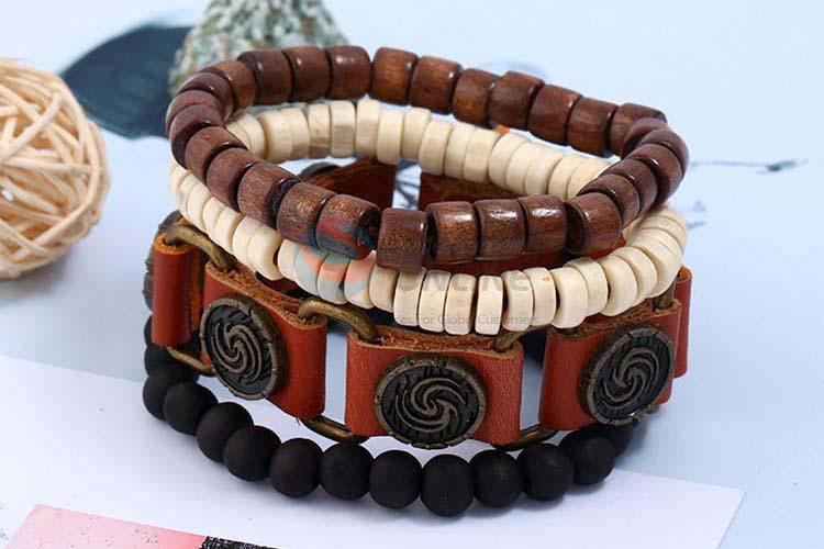 Top sale vintage punk adjustable bracelet set