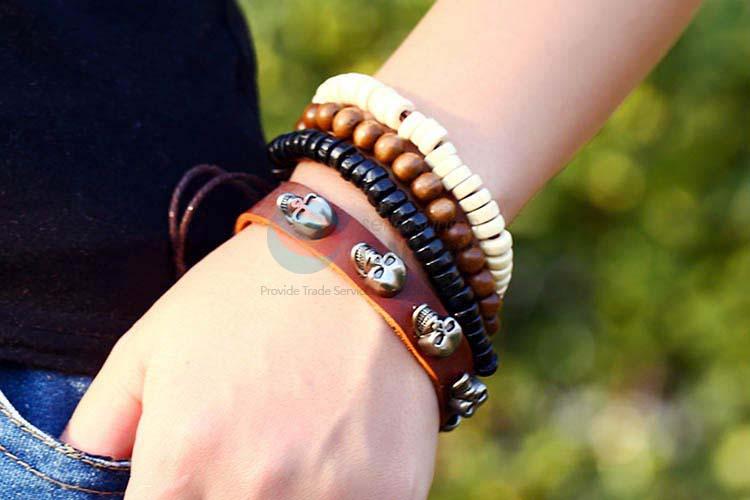 Recent design vintage punk adjustable bracelet set