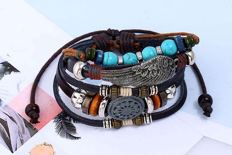 Wholesale low price vintage multi-layer vintage bracelet