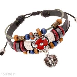 China factory vintage multi-layer punk bracelet