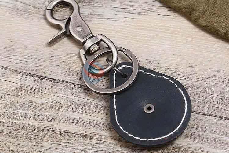 Top sale cowhide key chain key ring