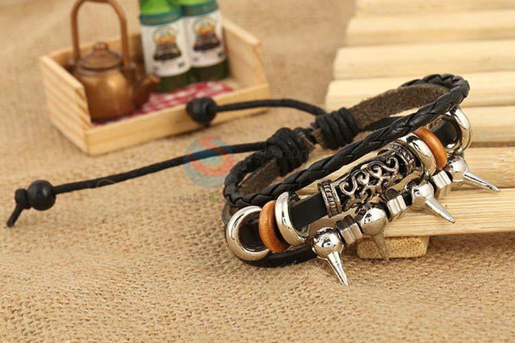 Promotional custom vintage multi-layer vintage bracelet