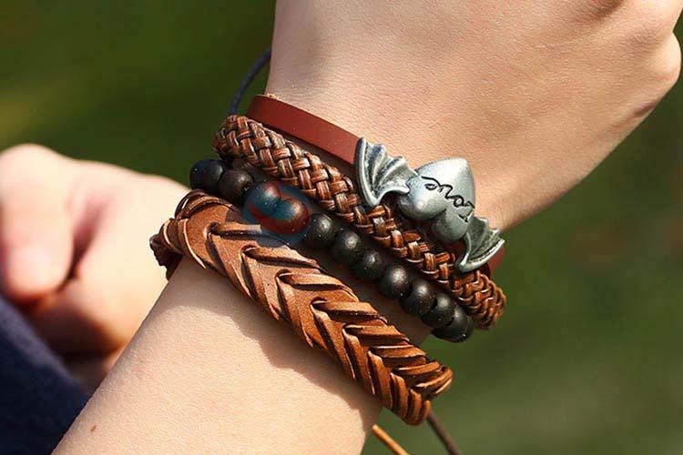 Wholesale custom vintage handmade adjustable bracelet set