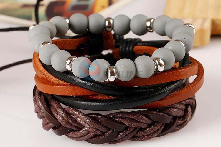 China wholesale vintage handmade adjustable bracelet set