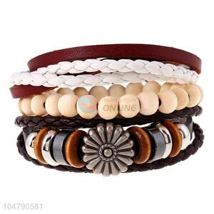 Factory wholesale vintage handmade adjustable bracelet set