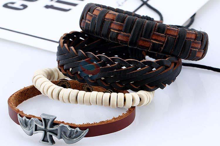 Super quality vintage punk adjustable bracelet set