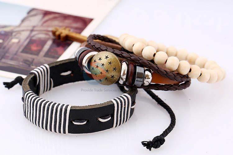 Top manufacturer vintage punk adjustable bracelet set