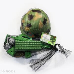 Wholesale Price Children Role Play Military Cap Toy Gun Set