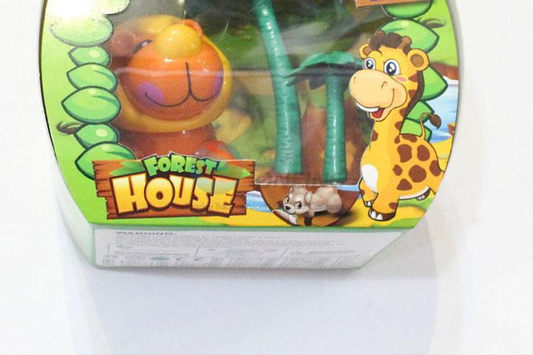 Competitive Price Plastic Cartoon Forset Animal Set Kids Toy