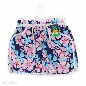 Top Quanlity Floral Printed Girl Casual Shorts Print Short Summer Beach