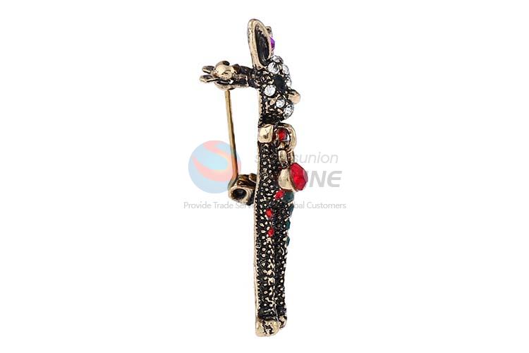 Wholesale cheap deer shape alloy brooch