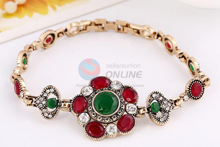 Most popular cheap rhinestone alloy bracelet