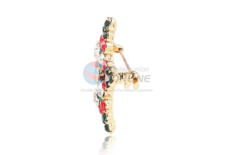 Nice fashion five-point star shape alloy brooch