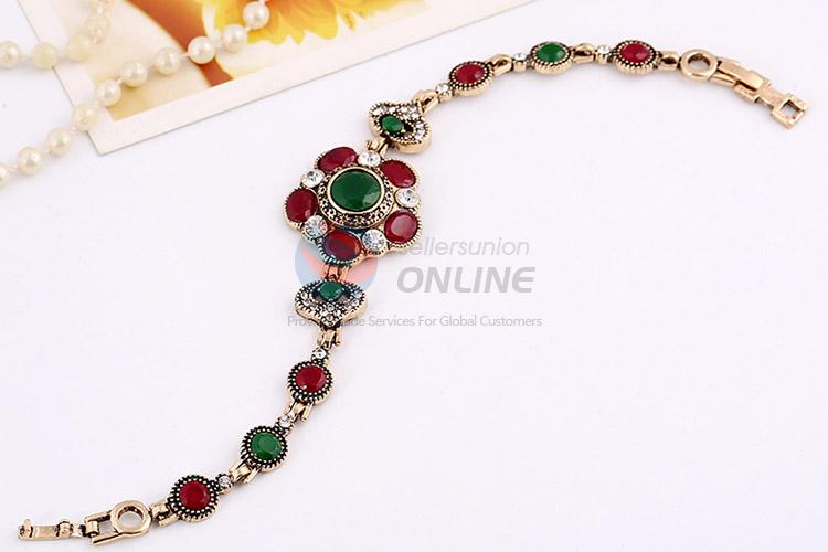 Most popular cheap rhinestone alloy bracelet