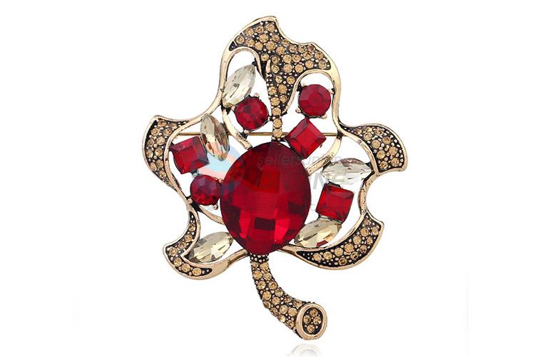 Resonable price diamond alloy brooch