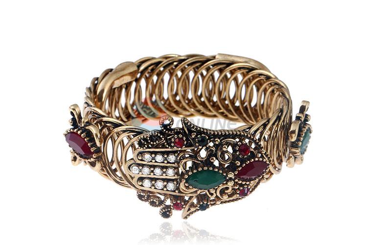 Super quality rhinestone alloy bracelet