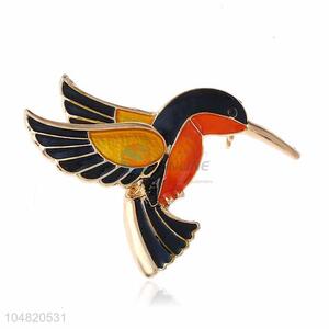 Competitive price bird shape enamel alloy brooch