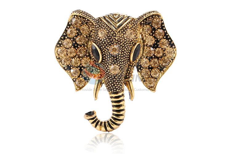 Bottom price elephant shape alloy brooch