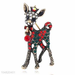 Wholesale cheap deer shape alloy brooch