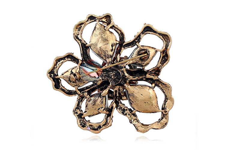 Best selling flower shape alloy brooch