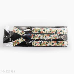 Good Quanlity Butterfly Printing Adjustable Suspenders For Woman