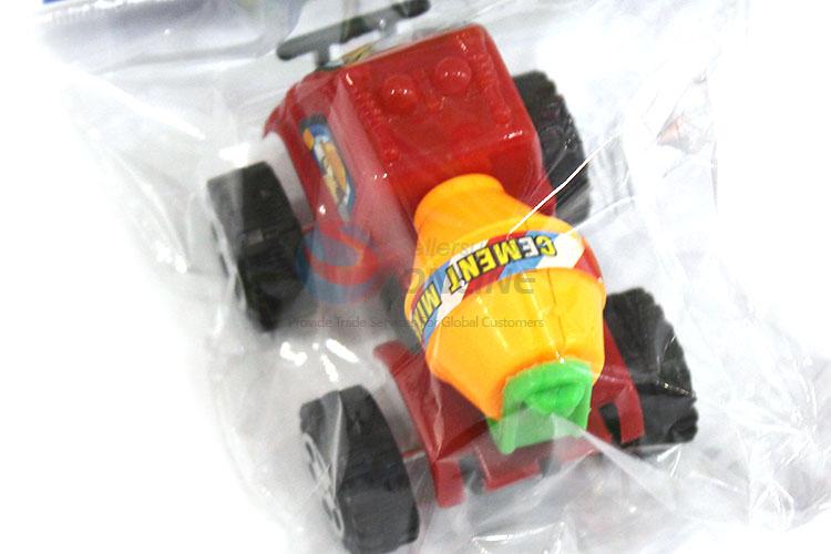 Popular plastic toy vehicle pull-back truck