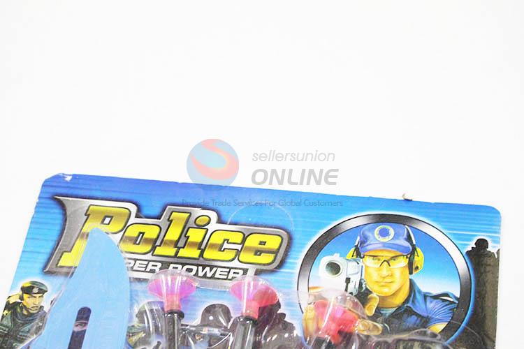 Popular Wholesale Super Police Equipment Set Soft Bullet Gun