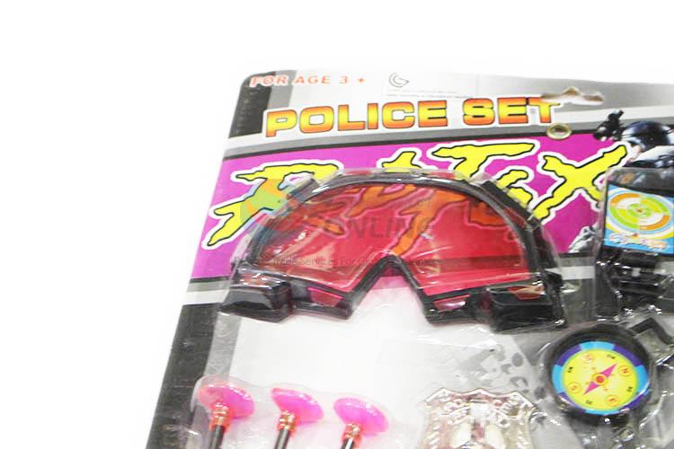 Top Selling Plastic Toys Play Set Police Soft Bullet Gun Toys Set