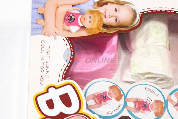 Made in China funny sweet doll set with IC