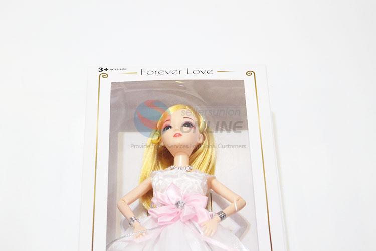 Wholesale New Plastic Cartoon Fashion Design 11 Cun Wedding Dress Dolls for Kids Toy