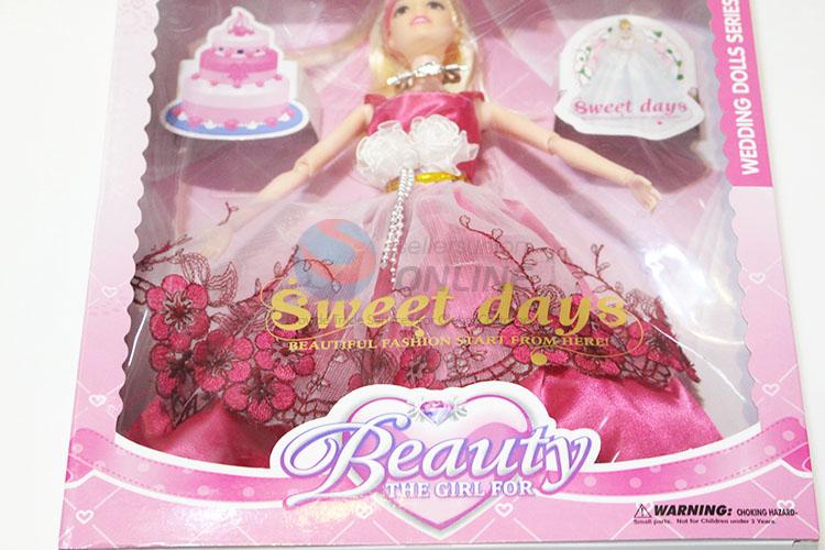 New Style 11 Cun Wedding Dress Dolls for Children