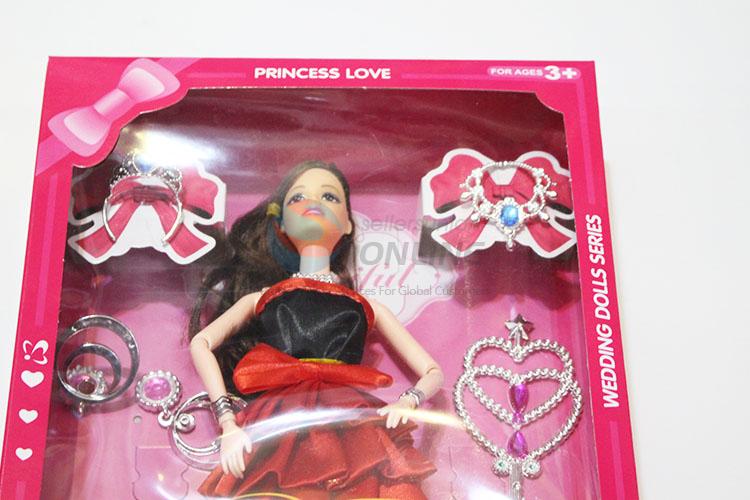 Customized wholesale 11 Cun Wedding Dress Dolls with accessories toy